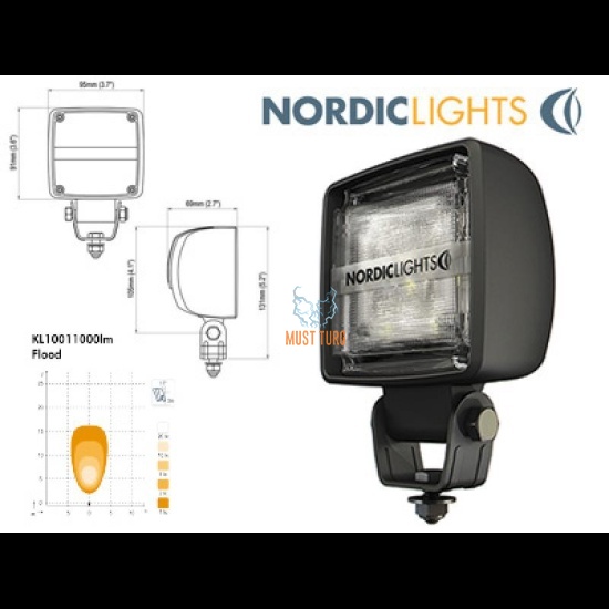 Work light Led 12-24V 24W IP68 EMC certificate