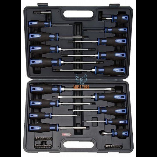 Screwdriver and bit set 39 pieces KS Tools