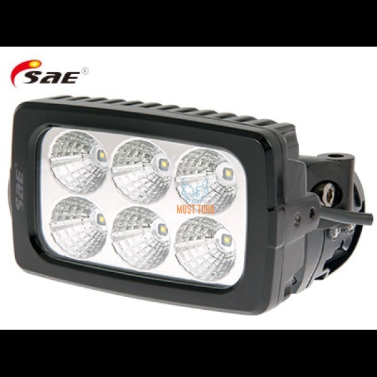 LED work light 30W 9-36V 2988lm RFI / EMC certification IP68 SAE