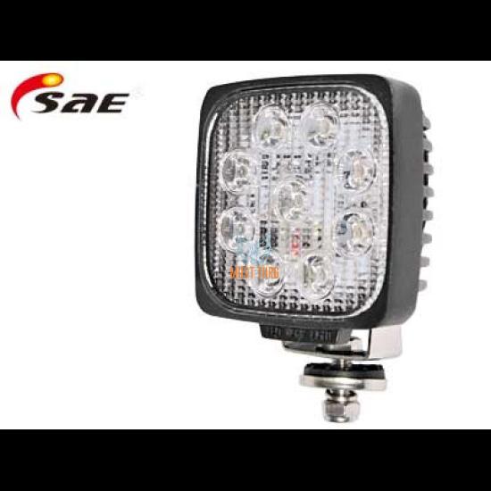 Work light 27W 9-36V 1450lm CE RFI / EMC IP68 SAE