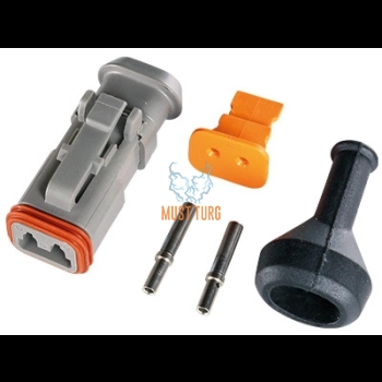 Connector for Deutsch 2-pin cable 0.5-1.5mm² DT series