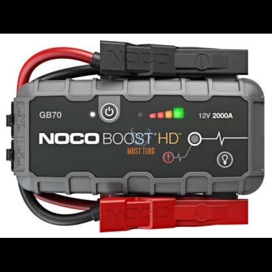 Käivitusabi-booster NOCO Booster GB70 HD 12V 2000A liitium