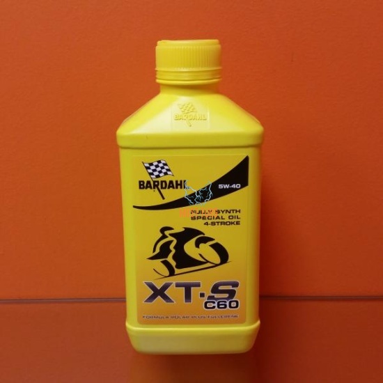 Motorcycle oil 5W-40 XT-S C60 Fullerene fully synthetic. 1L Bardahl 355039