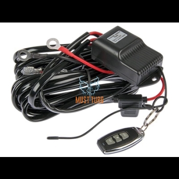 Wiring kit for two lights with remote control 12-24V max 300W
