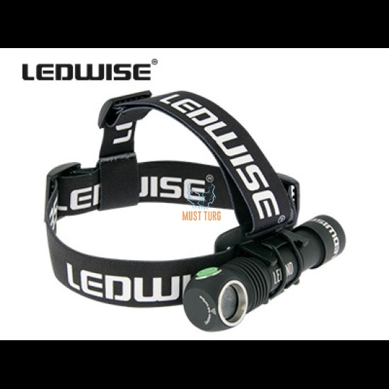 Headlight Ledwise LEGEND 1700lm with 6000K battery