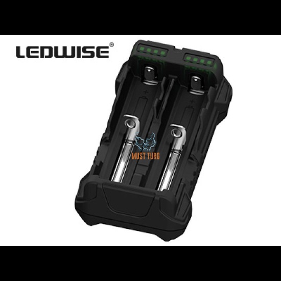 Akupatareide laadija-akupank Ledwise