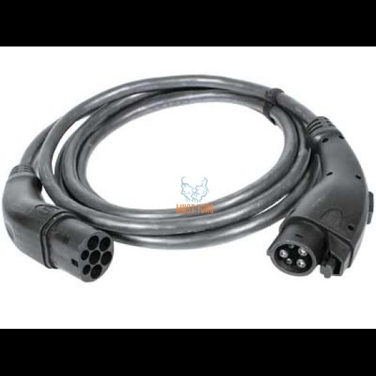 Laadimiskaabel Mode3 Type2-Type1 1 faasile 32A 7.4KW 230V 4m Defa D707837