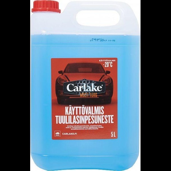 Glass Wash Liquid Ethanol -20 ° C 5L Carlake with a lemon scent