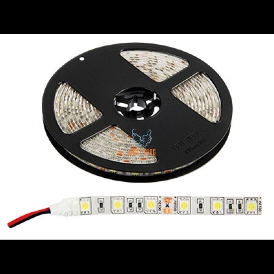 Led light strip white light 12V 300 LED 5000x10mm