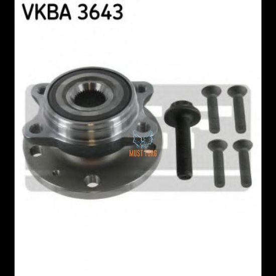 Wheel bearing front axle SKF VKBA3643 Audi / Seat / Skoda / Volkswagen