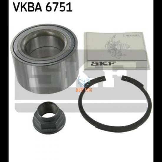 Wheel Bearing Rear Axle SKF VKBA6751 Land Rover 05-13