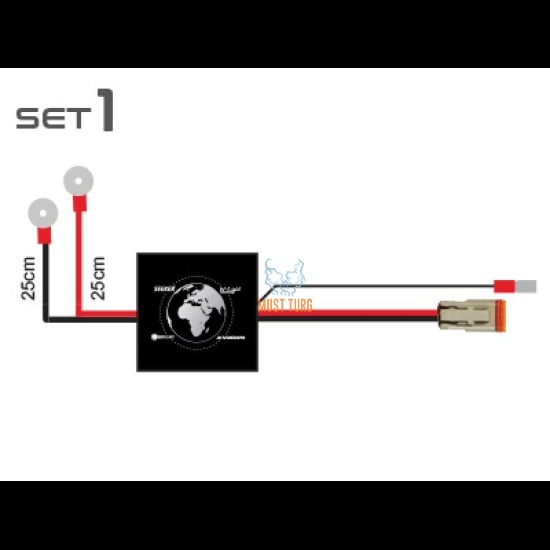 Lisatule juhtmetekomplekt CAN 12V 1x200W 24V 1x400W SET1