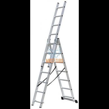 Extension ladder 3x7 with height 424cm