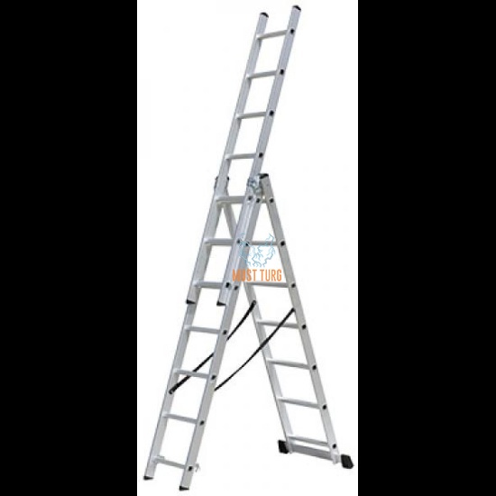 Extension ladder 3x7 with height 424cm