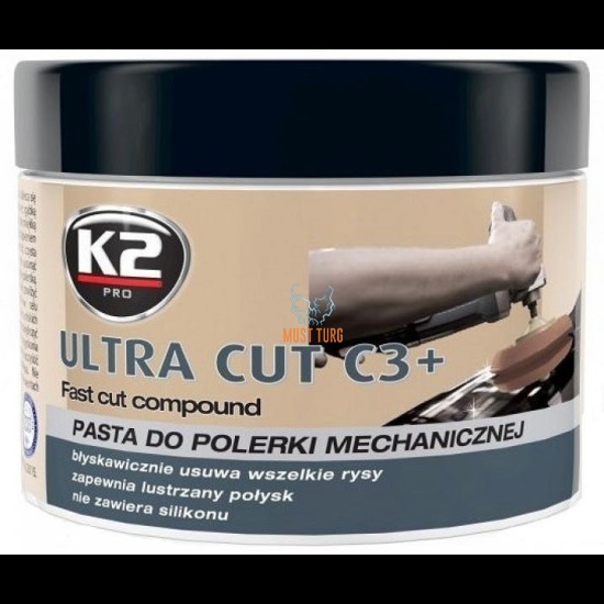 Poleerimispasta K2 Ultra Cut C3 + FASTast Cut Compound 600G 