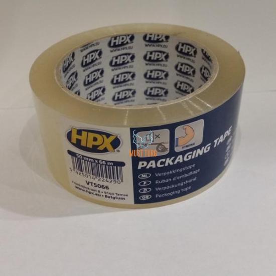 Packing tape width 50mm rolls 66m transparent does not rustle HPX