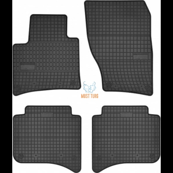 Rubber mats VW Touareg 2010- .. Porsche Cayenne II 10- ... 4pcs