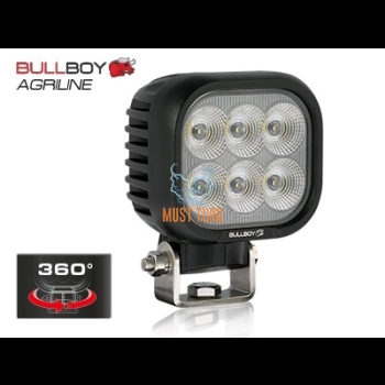Work light Led 9-32V 60W 4330lm swivel 360 ° Bullboy with stand
