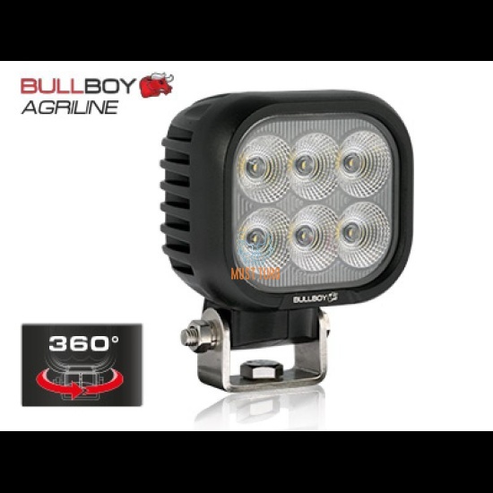 Work light Led 9-32V 60W 4330lm swivel 360 ° Bullboy with stand