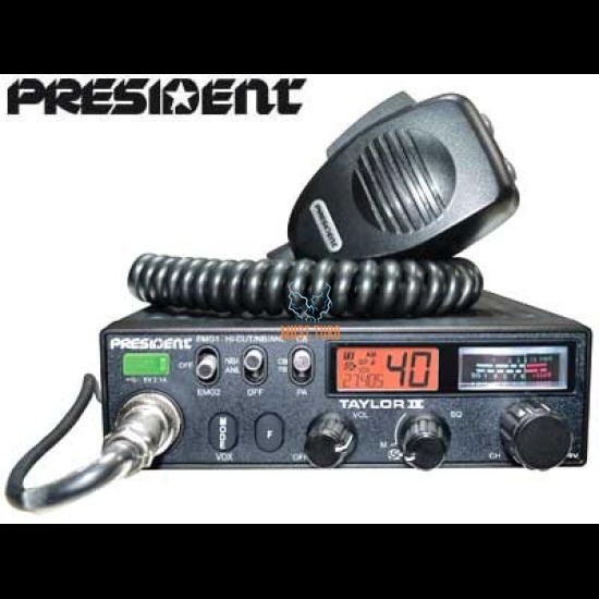 CB-raadiojaam President Taylor IV ASC 40 kanalit AM/FM