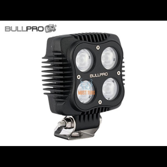 Töötuli 40W 9-48V 4800lm EMC-sert CISPR 25 Class 3 IP68 lai valgusvihk BullPro