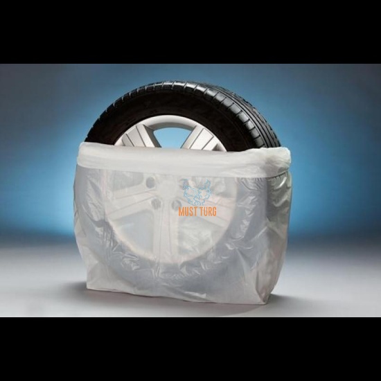 Tire bags 70x30x120mm white 200pcs