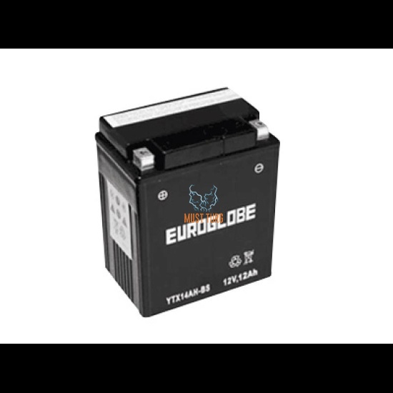 Motorcycle battery 13Ah 190A + / - 12V 134x89x163mm YTX14AH-BS