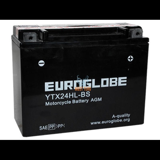 Motorcycle battery 21Ah 12V - / + 205x87x162mm YTX24HL-BS