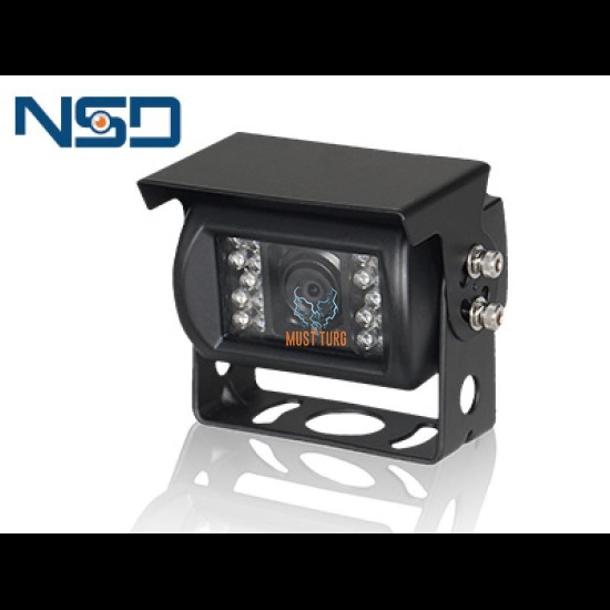 Parking camera HD 12V heated 4 pin IP69K 76x70x84mm NSD