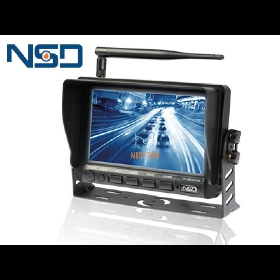 Display 7 "HD wireless 8-32V 1024x800px 4 Channel NSD