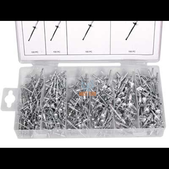 Set of pull rivets 400 piece