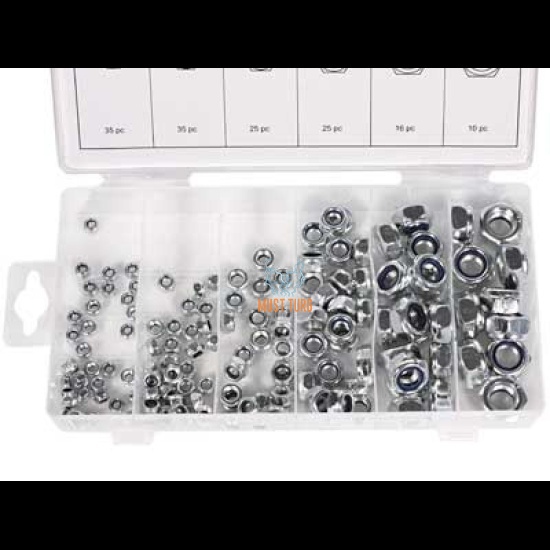 Stop nut set 146-piece M4-M12