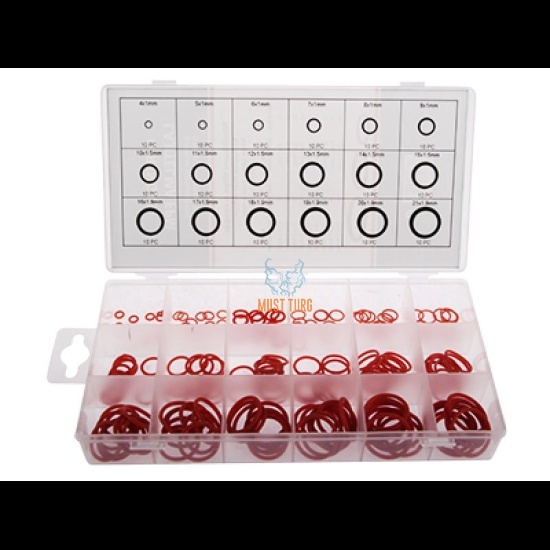 Nitrile rubber Viton O-rings 180pcs