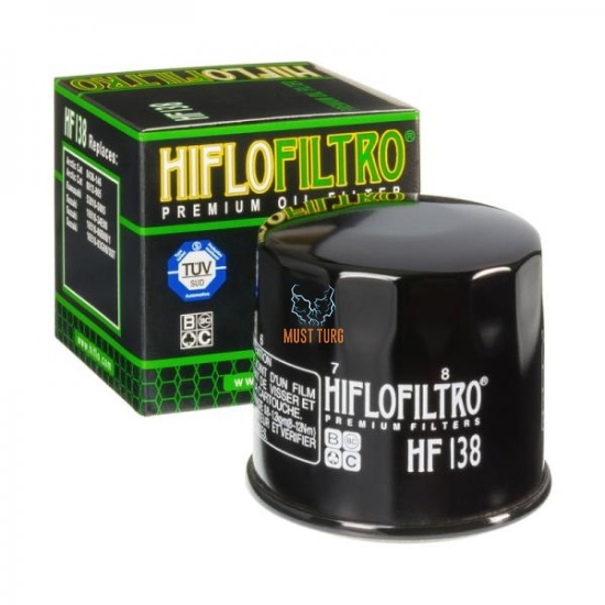 Moto õlifilter Suzuki Arctic Cat Hiflo HF138