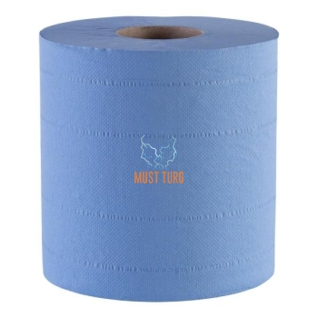 Roll paper 2 ply blue 150mx22cm