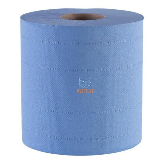 Roll paper 2 ply blue 150mx22cm