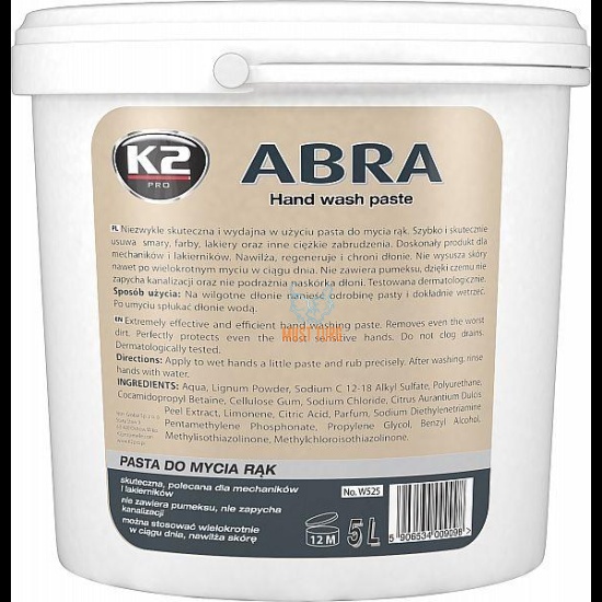 Hand wash paste K2 Abra 5L