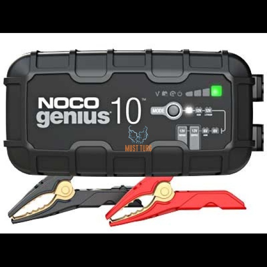 Akulaadija Noco Genius10 10A 6V/12V IP65 toimib -20°C juures