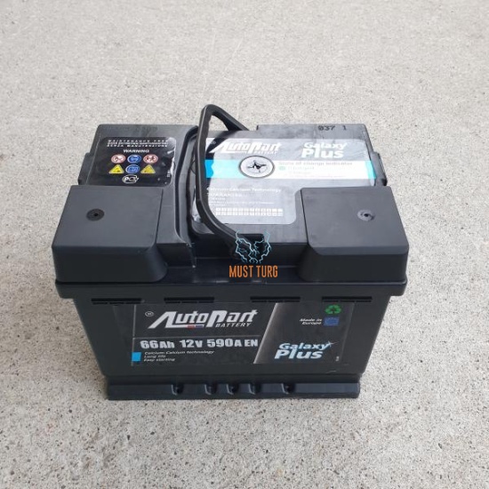 Car battery 66Ah 590A 242X175X190 -/+ Autoparts