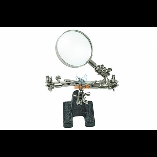 Magnifying glass with assisting hands 62mm