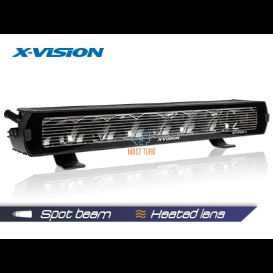 X-Vision Genesis II 600 Spot beam for park light and heated 9-36V 142W 6600lm ref.50 4700K