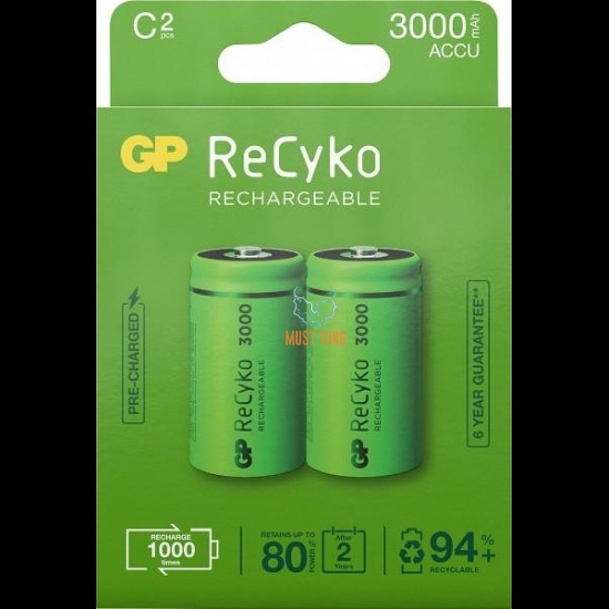 Batteries C / LR14 3000mAh 2pcs GP