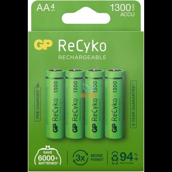 Batteries AA 1300mAh GP 4pcs