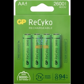 Batteries AA 2600mAh GP 4pcs