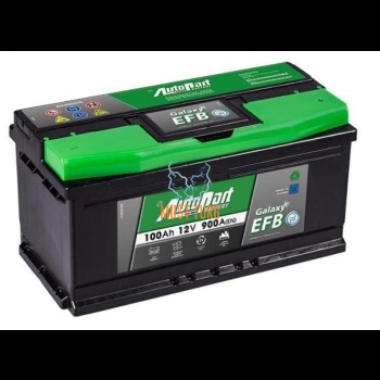 Car battery 100Ah 900A 353X175X190 - / + EFB AutoParts