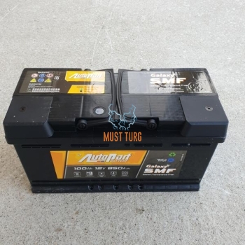 Car battery 100Ah 850A 353X175X190 - / + AutoParts