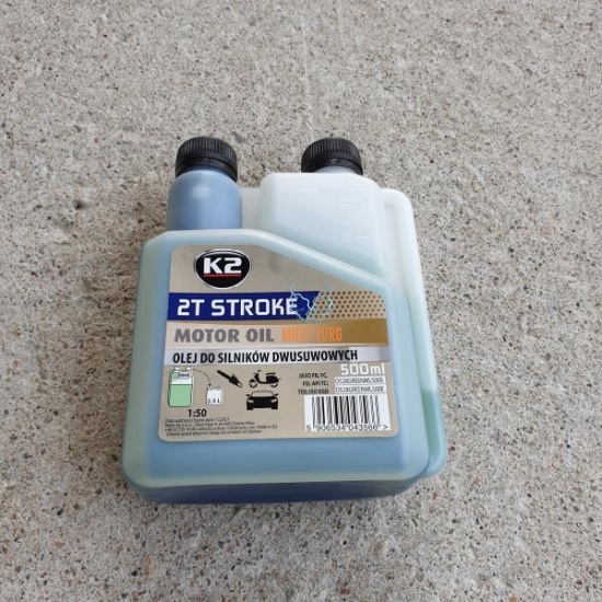 Engine oil for 2T petrol engines K2 Stroke 500ml