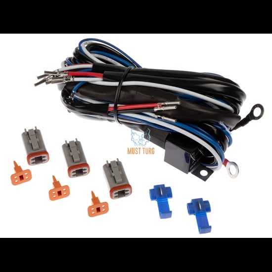 Juhtmesari 3 lisatulele pistik DT4 12V 40A