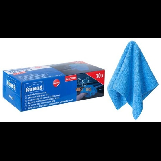 Microfiber cleaning cloths 30x30cm 30 pcs