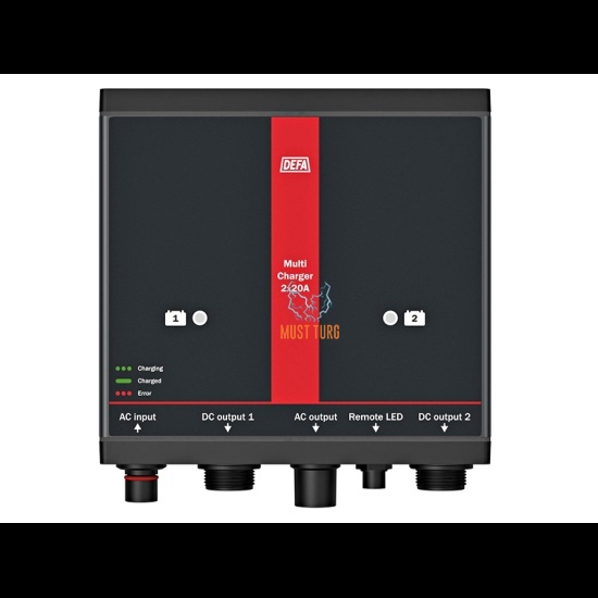 Battery charger MultiCharger 2x20A Defa 705900